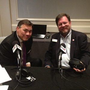 Stephen Fleming, Vice President, Georgia Tech Visits Booth 61