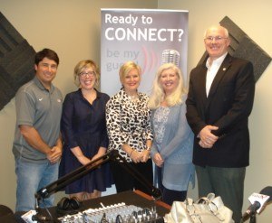 Geoff Lee with Road Atlanta, Susan Ryles with Stone Mountain Village, Dr. Mark Newton with Gwinnett Tech, and Angela Nichols and Linda Murphy with The Hudgens Center for the Arts