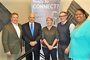 Rich Parlontieri with Speedemissions, Charles Hall with Hyperbaric Physicians of Georgia and Jess Parsons White with Open Hand/Good Measure Meals