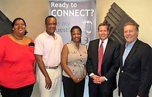 Cory Thompson & Cynthia Jackson with Georgia Piedmont Technical College and Neil Stevens with KeyWorth Bank