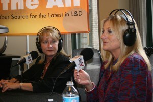 Sheila Basile and Vicki Foley with Lee Hecht Harrison