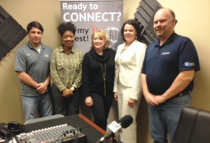 Jennifer Perry with Lone Wolf Communications and Amy Heskett & Meyghin Harringtion with Century Apartments