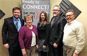 Chad Terpstra with People Helping People, Susan Boland Butts and Shannon Brabner with Hi-Hope Service Center, and Jesse Lirette with Skyview Atlanta