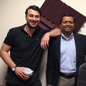 Joe Tomaszewski with Carzilla and Guru Rao with nuVizz