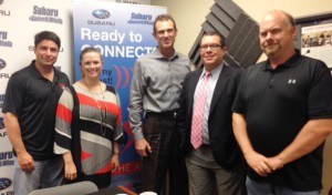 Daron Tarlton of DHG Healthcare, Chuck Douglas of Business Success Training and Tiffany Kirkland of American Diabetes Association