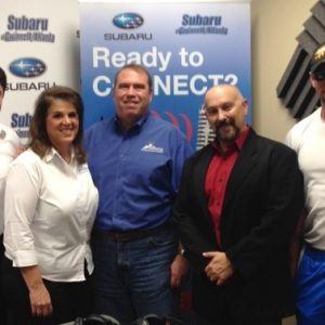 OPEN FOR BUSINESS: Theresa & Don Conklin with Pinnacle Custom Signs, Eric Boxer with Tapout Fitness, and Garrett Abdo with the Atlanta Comedy Theater