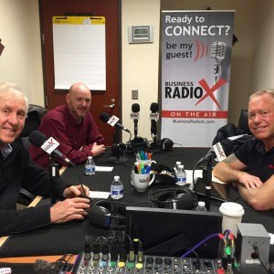 Steve Greenbaum, Fran Tarkenton and Kevin Center with PostNet