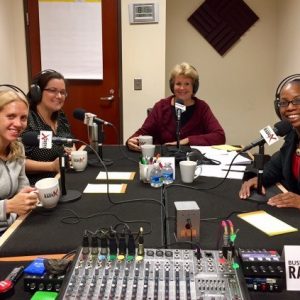 Randy Satterlee of VanRan Communications and Lauren Satterlee and Sarah Simmons of IsoKlean