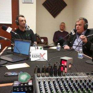 Larry Steffann and Tom Snyder with RIoT and Randy Grinberg with Pet Supplies Plus