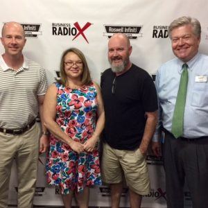 Cary Matthews with Opal Partners Group, Carrie Jones with The Hive Solution, and Trent Bramblett with Ceviche