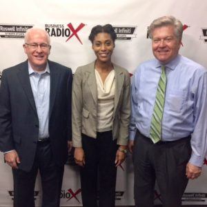 Jay Litton with MapR Technologies & RUMC Job Networking, and Porschia Parker with Millennial Performance Institute