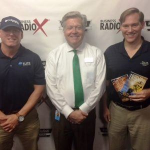 Author Matt Kunz and Jeremy Johnson with Elite Roofing & Restoration