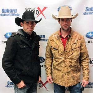 Professional Bull Riders (PBR) Sean Willingham and Bryan Titman