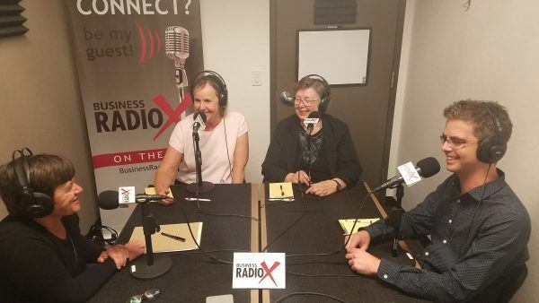 BarbRegisJanDoughertyCarolBeckerandBenReadheadonBusinessRadioX1