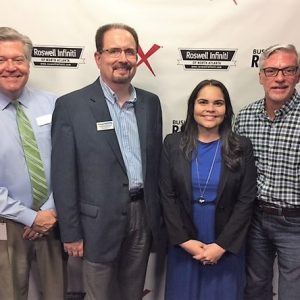 Gregg Burkhalter “The LinkedIn Guy”, Jackie Davis of Georgia State University Entrepreneurship and Innovation Institute, and Brad Taylor of Taylor Built Brands