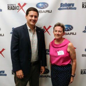 Wanda Stitt-Gohdes with the Oconee Area Resource Council (OARC) and Coleman Benko with Oconee State Bank