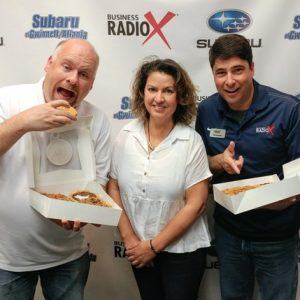 Briana Carson with Crave Pie Studio and Willie Degel with Uncle Jack’s Meat House