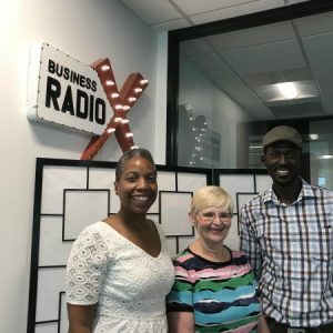 Cindy Bowden and Justine Okello with Clarkston Community Center