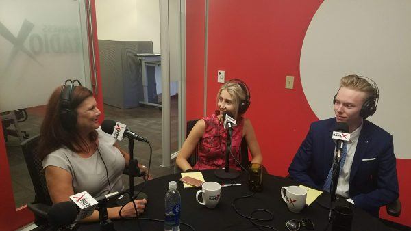 Olenka-Cullinan-and-Zach-Faust-with-Michelle-Faust-on-Business-RadioX1