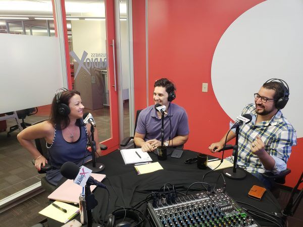 Deb-Caron-and-JuanKingsbury-and-Adam-Wong-on-Business-RadioX2