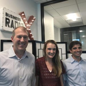 Allison Robinson and Mark Rankin with The Mom Project, and Steve Latham with Canopy