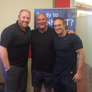 THINK FIT-GET FIT-STAY FIT Pinnacle Fitness Owner Luke Sullivan and DMB Properties Personal Trainer Bret Funk