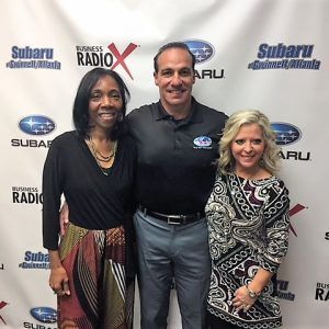 Tim & Chrystal Mansour with Mansour International and Valencia Giles with Lawrenceville-Suwanee School of Music