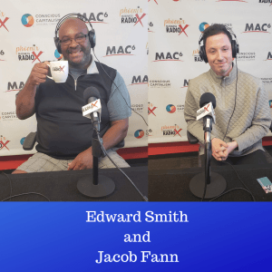 BUSINESS SCORECARD Edward Smith with EZ Sports Talk and Jacob Fann with Fanntastic Media