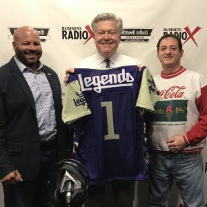 David Livingston with the Atlanta Legends and Joel Peskin with Big Event Productions