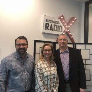 Elizabeth Hoemeke with Elavon, Marc Gorlin with Roadie and Matt Sander with Mint Ventures