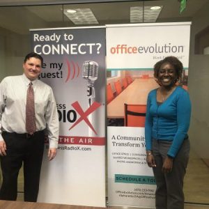 Alex Roach with IBERIABANK and Nicole Mitchell with HR Biz