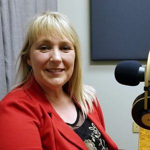 Cindy Webb with Southwest Behavioral & Health Services in the studio at Valley Business RadioX in Phoenix, AZ