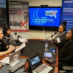 T’Keyah Johnson with GSU’s IBMS, Biomedical Enterprise Master’s student Amani Mallory and Future Ethics and Compliance Specialist Anika Tahsin