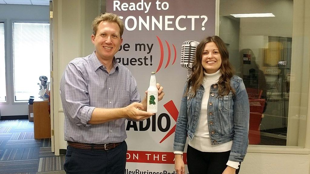 Dr. Adrian McIntyre of Valley Business RadioX with Megan Greenwood of Greenwood Brewing