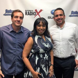 Rafael Villegas of Georgia Hispanic Construction  Association (GHCA), Clara Richardson-Olguin of CIC Floors, and Francisco Manuel Martinez of Eagle Construction and Restoration