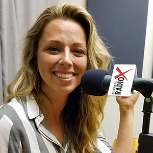 Shaina Weisinger with Repurpose House in the studio at Valley Business RadioX in Phoenix, Arizona