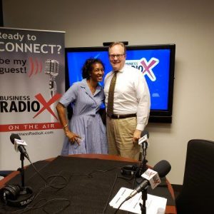 Telisha Jackson with Small Business Development Center and Jeff Patterson with Small Business Administration