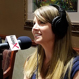 Amelia Warren with Epicure speaking on Valley Business RadioX in Phoenix, Arizona