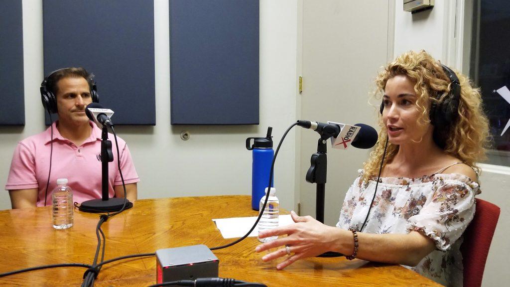 David DeLorenzo with Bar & Restaurant Insurance and Patty Gii with Rott n' Grapes speaking on Valley Business RadioX in Phoenix, Arizona