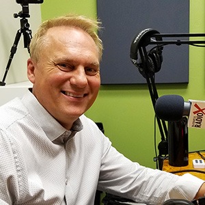 Roger Hurni with Off Madison Ave and LighthousePE in the studio at Valley Business RadioX in Phoenix, Arizona