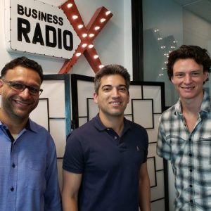 Fynn Glover with Matcha and Ravi Venkatesan with Bridge2 Solutions