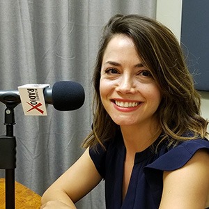 Tina Waddington with Phoenix Committee on Foreign Relations in the studio at Valley Business RadioX in Phoenix, Arizona