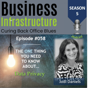 Episode 58: The One Thing You Need to Know About Data Privacy – Jodi Daniels