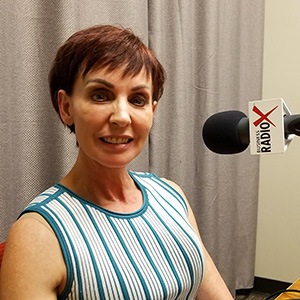 Monique Daigneault with MD Consulting in the studio at Valley Business RadioX in Phoenix, Arizona