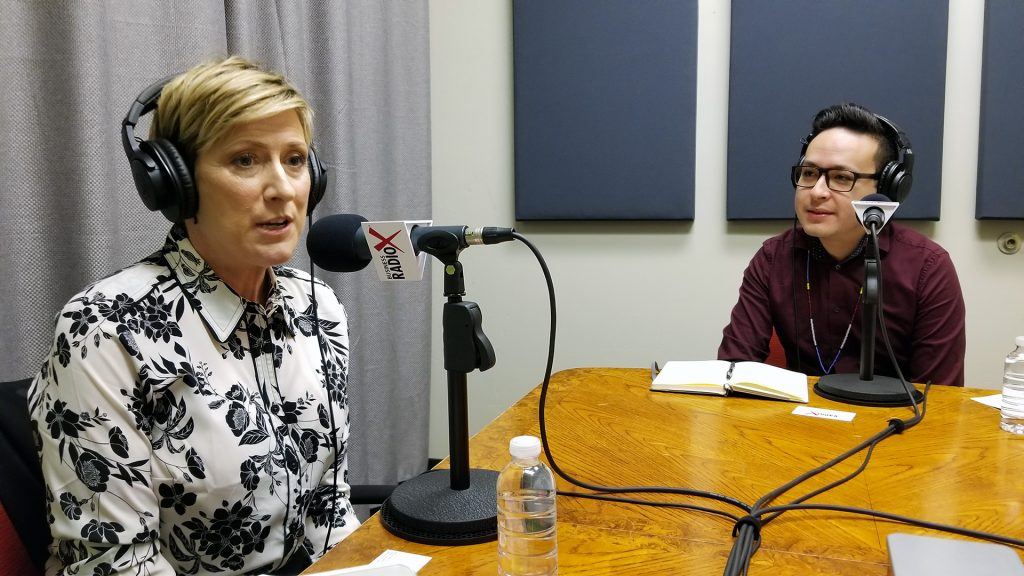 Dr. Tracey Lopeman with Maricopa Unified School District and Brian Garcia with Tempe Union High School District speaking on Valley Business RadioX in Phoenix, Arizona