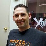 Ben Bronson with Bunker Labs in the studio at Valley Business RadioX in Phoenix, Arizona