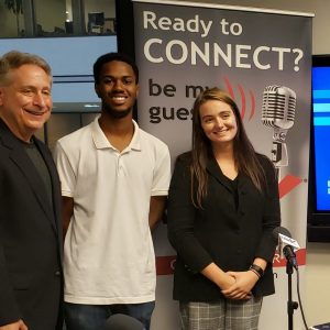 Perry Binder, Eleanor Foxwith and Bryan Girard with GSU