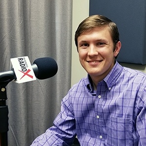 Nick Suwyn with Promineo Tech in the studio at Valley Business RadioX in Phoenix, Arizona