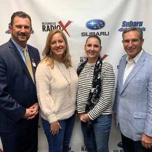 SIMON SAYS, LET’S TALK BUSINESS: Brett Deloach of Sonesta Gwinnett Place, Natalie Cheney of MemberSuite, and Faith Broderick of Eastern Data, Inc.