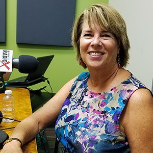 Susan Ratliff with Susan Ratliff Presents in the studio at Valley Business RadioX in Phoenix, Arizona